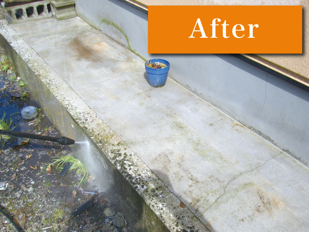 外壁高圧洗浄 アフター